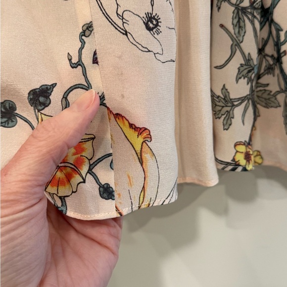 Rebecca Taylor Floral Blouse, Size 4 - Picture 6 of 10